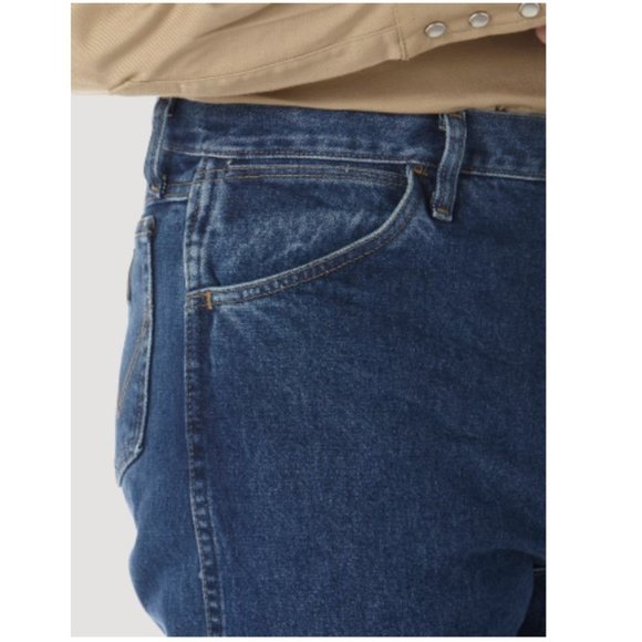 WRANGLER® FR FLAME RESISTANT ORIGINAL FIT JEAN - STONEWASH IN STONEWASH - 42x34 - Picture 4 of 4